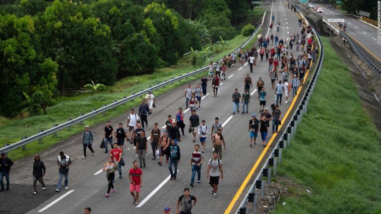 Read more about the article A migrant caravan of almost seven thousand people in southern Mexico has been dissolved
