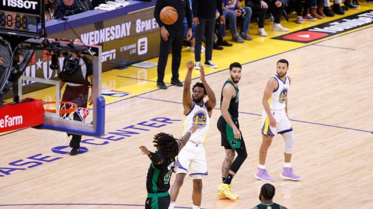 Read more about the article Andrew Wiggins’ huge double-double effort in Game 5 puts Golden State Warriors on verge of another NBA title