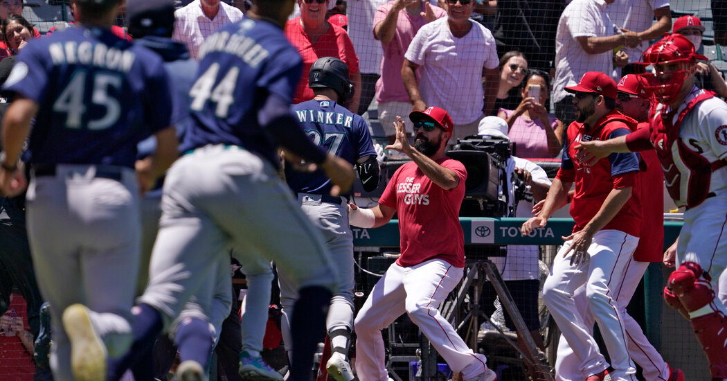 You are currently viewing Angels and Mariners Brawl Results in 47 Games of Suspensions
