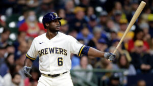 Read more about the article Brewers designate outfielder Lorenzo Cain for assignment in final season of five-year contract