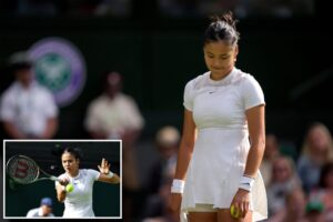 Read more about the article Emma Raducanu loses at Wimbledon Day 3
