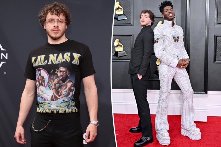 Read more about the article Jack Harlow protests Lil Nas X snub with shirt at BET Awards 2022