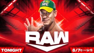 Read more about the article John Cena Returns To WWE Raw For 20-Year Anniversary (Photos, Video)