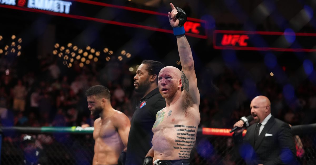 You are currently viewing Josh Emmett: ‘I thought I was going to get screwed’ by split decision, ‘I thought I won four rounds’