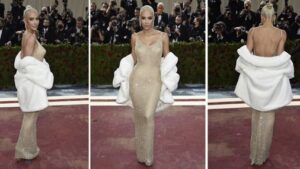 Read more about the article Kim Kardashian accused of permanently damaging Marilyn Monroe’s iconic JFK dress