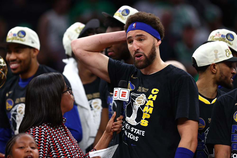 You are currently viewing Klay Thompson calls out Jaren Jackson Jr. for mocking Warriors: ‘Freaking clown’ / News