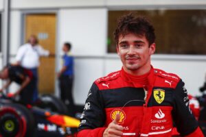 Read more about the article Leclerc storms to pole from Perez, Verstappen