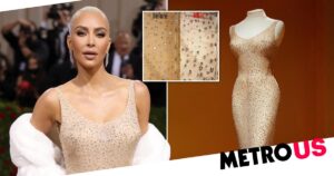 Read more about the article Marilyn Monroe dress Kim Kardashian wore to Met Gala appears damaged