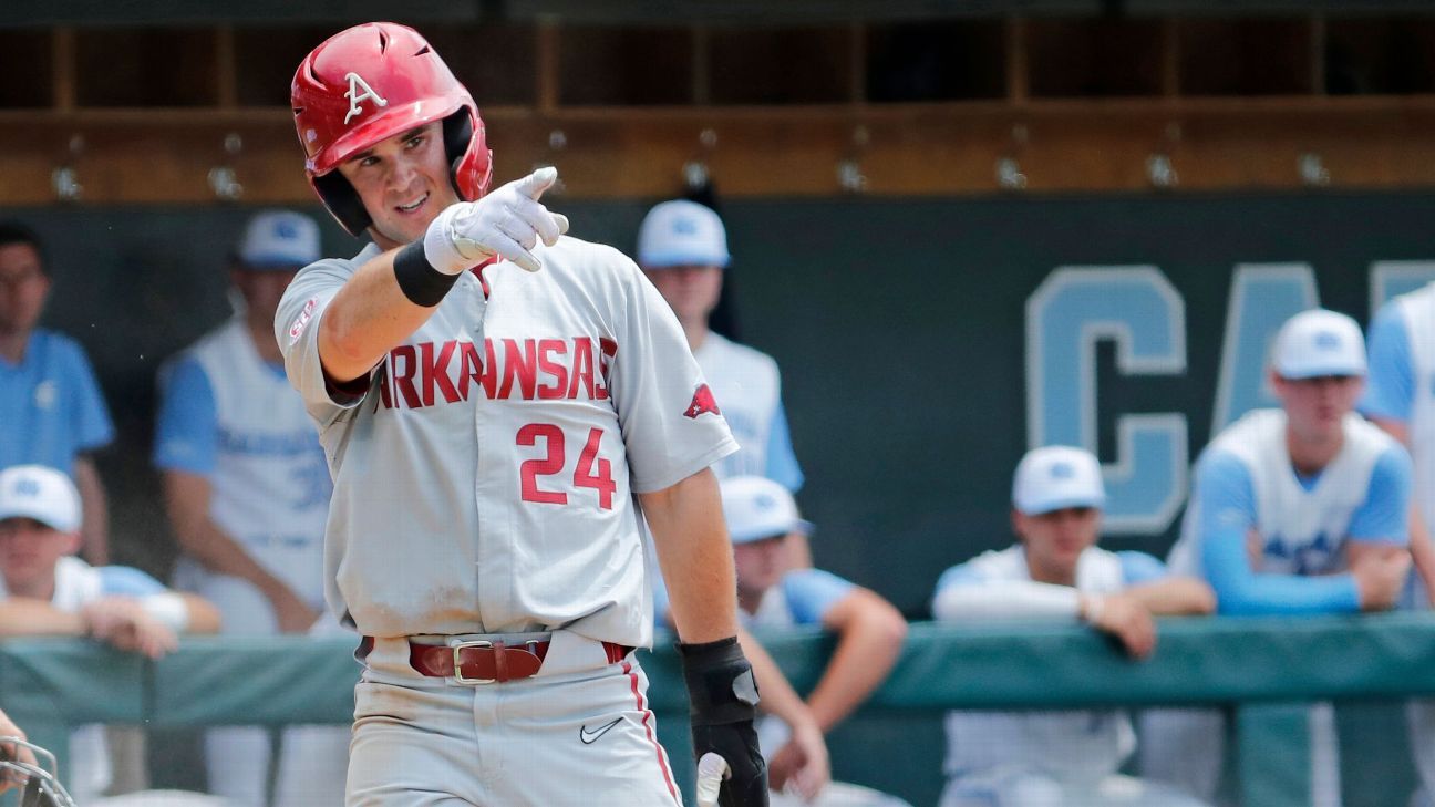 You are currently viewing Men’s College World Series – How the Arkansas Razorbacks played a role in Brady Luke’s recovery