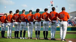 Read more about the article No. 14 Auburn falls in College World Series opener