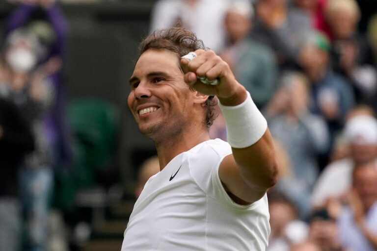 Read more about the article Rafael Nadal Escapes 1st Round And Covid Chaos To Advance At Wimbledon