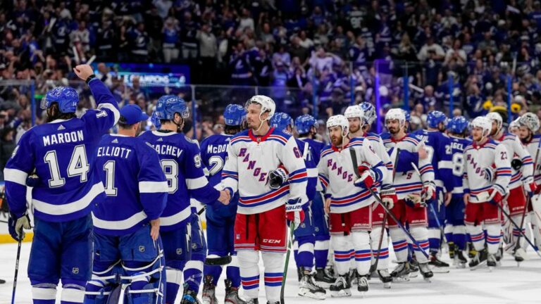 Read more about the article Rangers eliminated from playoffs, struggles on road played big part