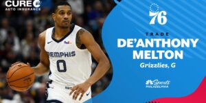 Read more about the article Sixers trade for De’Anthony Melton, send Danny Green and 23rd pick to Grizzlies