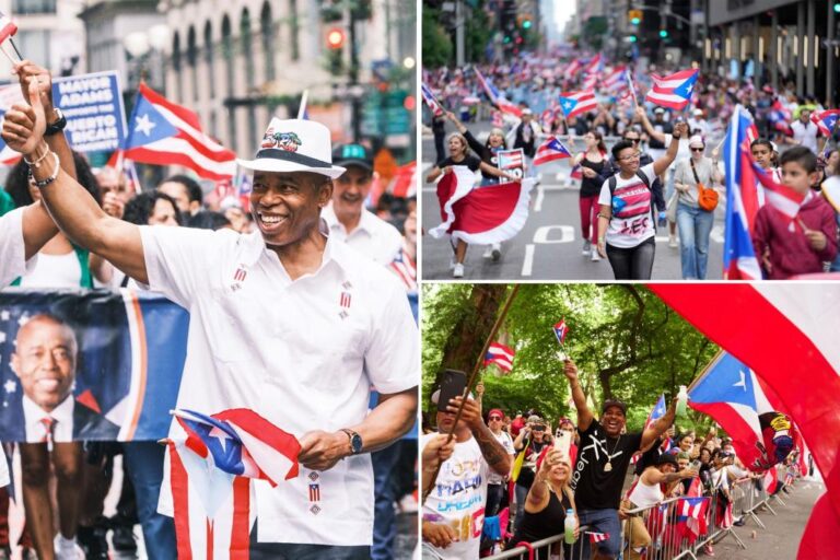Read more about the article Thousands march in first Puerto Rican Day Parade since COVID