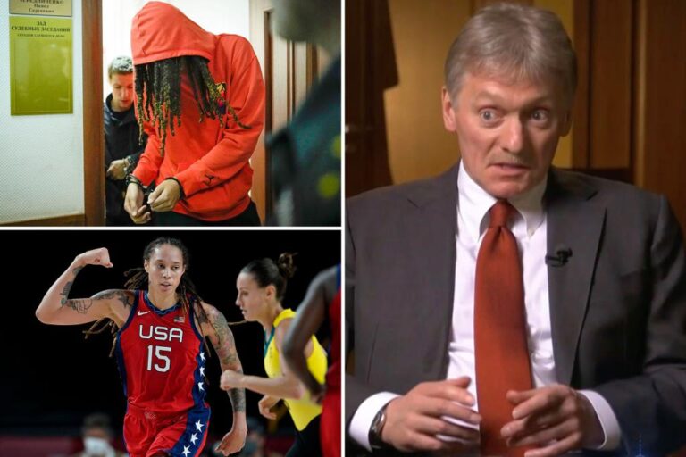 Read more about the article WNBA star Brittney Griner is not a hostage: Kremlin flack