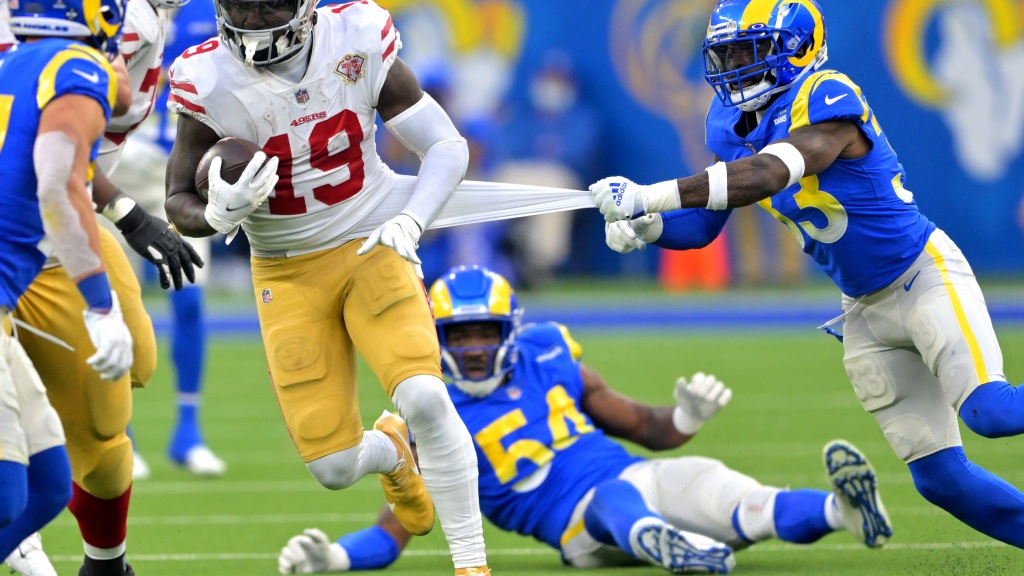 You are currently viewing 49ers WR Deebo Samuel not in top 10 WRs