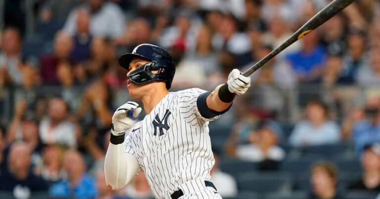 Read more about the article Aaron Judge Home Run Tracker: No. 42 is Also Judge’s 200th