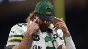 Read more about the article Aaron Rodgers shows off mysterious new arm tattoo and we might have already decoded it, but probably not