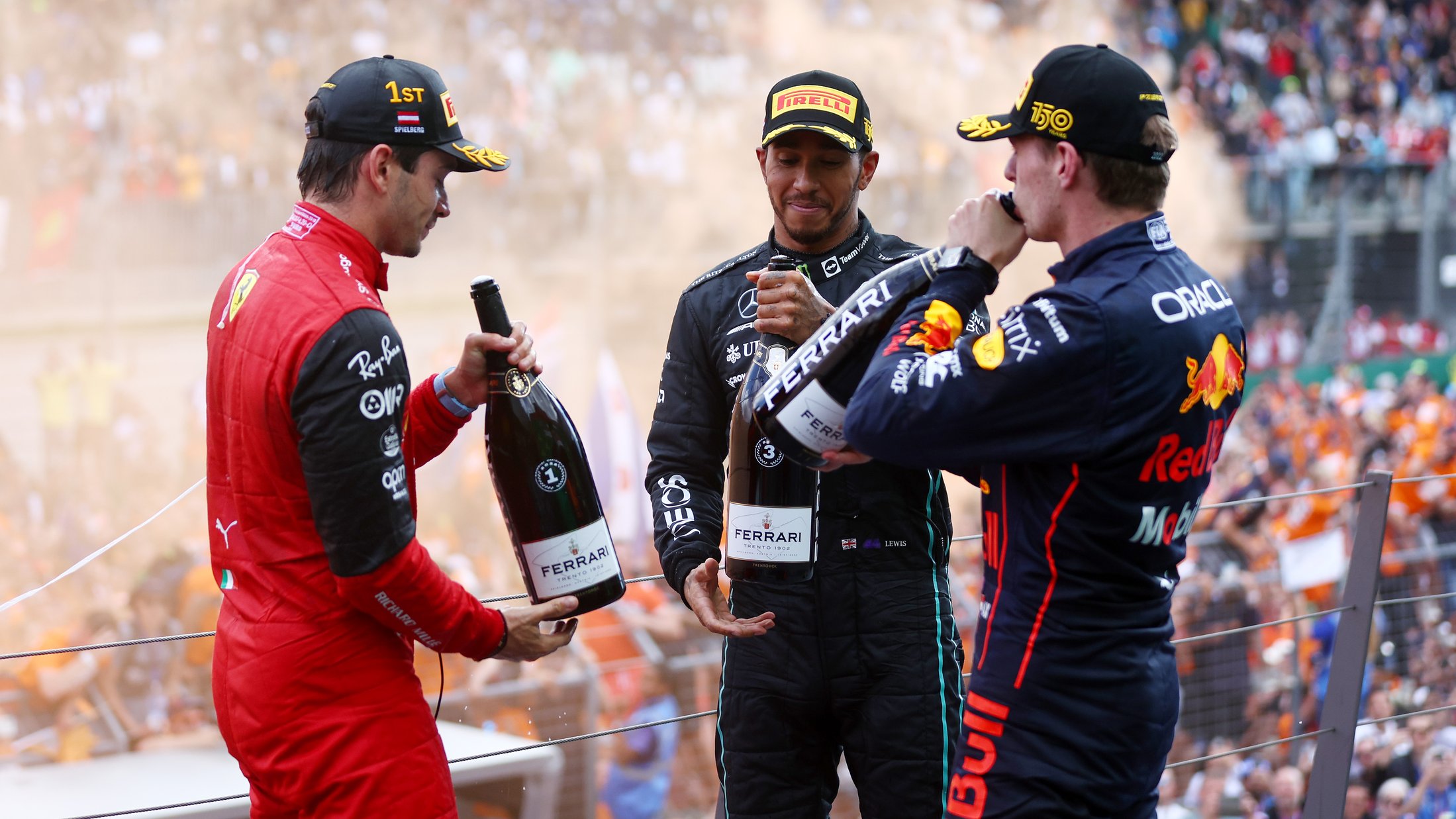 You are currently viewing Austrian Grand Prix podium finishers handed €10,000 fines for parc ferme breaches