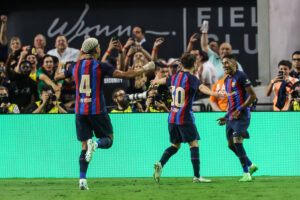 Read more about the article Barcelona beat Real Madrid in pre-season Clasico in Las Vegas