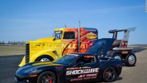 Read more about the article Battle Creek air show: Stunt truck with jet engines crashes, killing driver