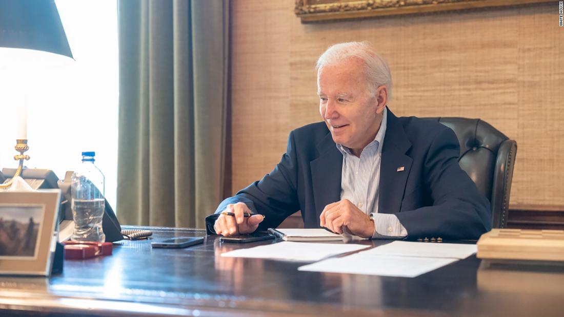You are currently viewing Biden taking additional medication to treat Covid symptoms, but White House doctor says he’s improving