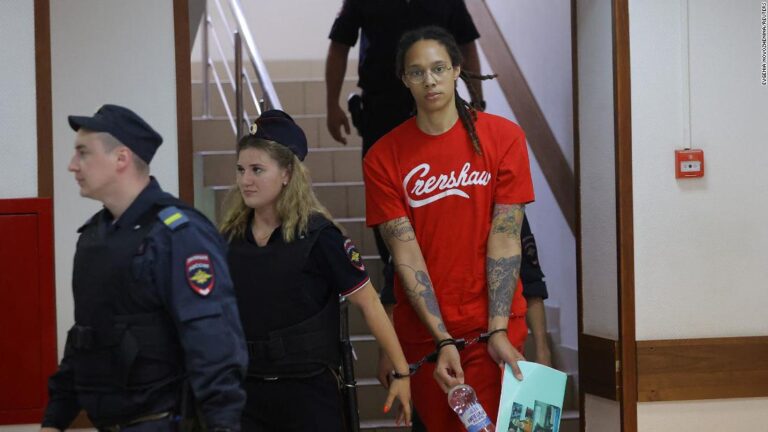 Read more about the article Brittney Griner pleads guilty to drug charges in Russian court