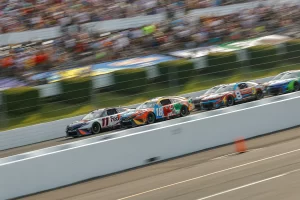 Read more about the article Denny Hamlin disqualified at Pocono, giving Chase Elliott the win