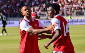 Read more about the article Gabriel Jesus enjoys epic Arsenal debut as Eddie Nketiah co-stars
