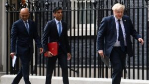 Read more about the article Huge blow for Boris Johnson as senior UK government ministers Rishi Sunak, Sajid Javid resign