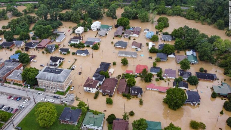 Read more about the article Kentucky flooding: 16 people dead and death toll expected to rise as catastrophic flooding enters its second day