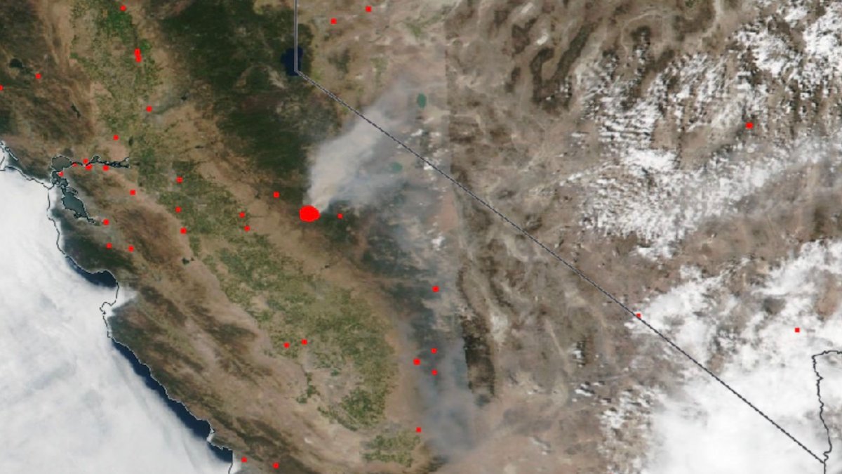 You are currently viewing NASA Satellite Images Show Smoke From Wildfire Near Yosemite – NBC Los Angeles