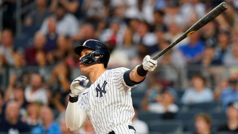 Read more about the article New York Yankees’ Aaron Judge becomes first player to 40 home runs, then smashes grand slam for No. 41