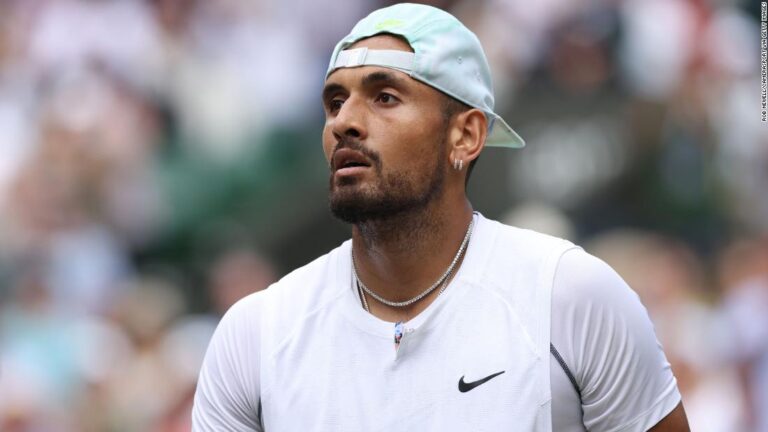 Read more about the article Nick Kyrgios: Wimbledon quarterfinalist charged with assaulting his ex-girlfriend, Australian media reports
