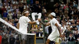 Read more about the article Nick Kyrgios and Stefanos Tsitsipas fined after fiery Wimbledon match