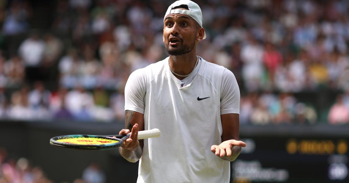 You are currently viewing Nick Kyrgios calls for fan to be kicked out of Wimbledon final: ‘She’s drunk out of her mind’