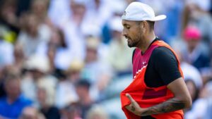 Read more about the article Nick Kyrgios, quarterfinalist at Wimbledon, to face assault charge in Australia court