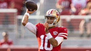 Read more about the article Niners QB Jimmy Garoppolo passes physical, won’t be placed on PUP list