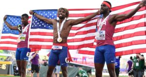 Read more about the article Noah Lyles breaks Michael Johnson’s U.S. record that stood since 1996