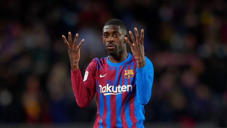 Read more about the article Ousmane Dembele signs new Barcelona contract until 2024