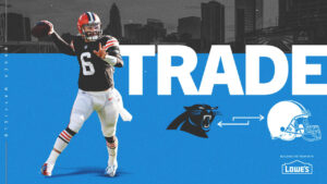 Read more about the article Panthers agree to trade for Baker Mayfield
