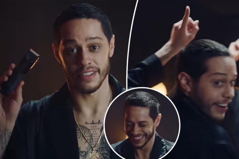 Read more about the article Pete Davidson grooms himself for ‘hot date’ in Manscaped ad
