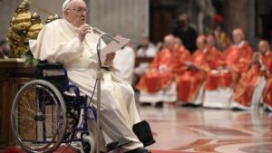 Read more about the article Pope Francis misses meeting with Jewish delegation due to knee pain