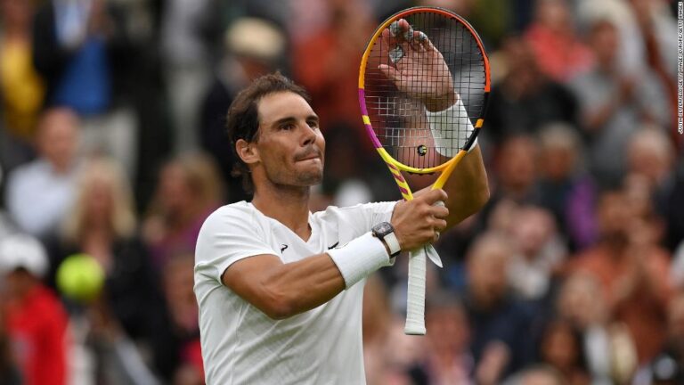 Read more about the article Rafael Nadal overcomes Ricardas Berankis to reach Wimbledon third round