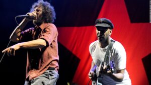 Read more about the article Rage Against the Machine called to ‘abort the Supreme Court’ at their first concert in 11 years