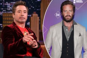 Read more about the article Robert Downey Jr. helped pay for Armie Hammer’s rehab: report