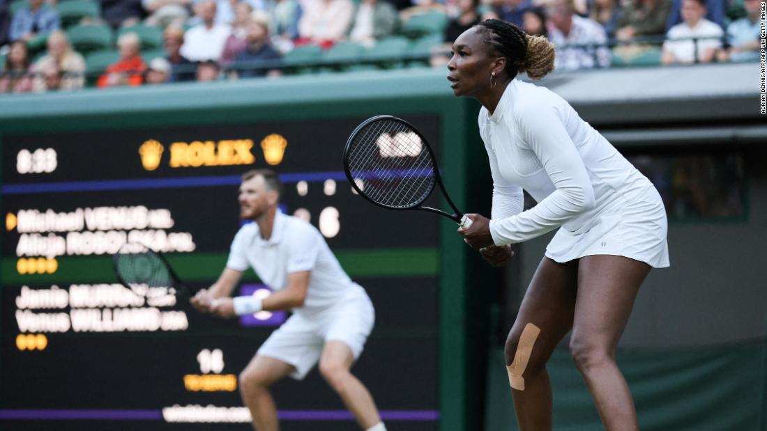 You are currently viewing Venus Williams ‘excited’ by her unexpected inclusion in Wimbledon mixed doubles