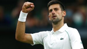 Read more about the article Wimbledon 2022: Novak Djokovic rallies impressively to beat Tim van Rijthoven and book quarter-final spot