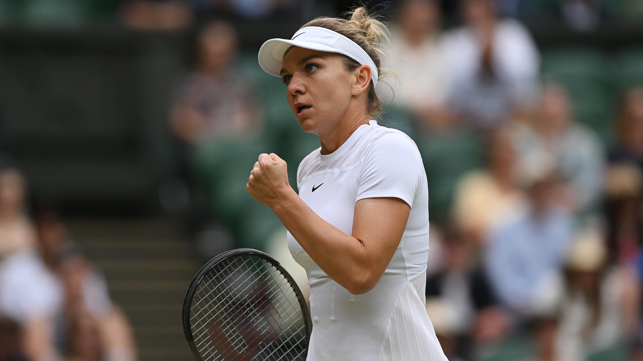 You are currently viewing Wimbledon: Dominant Simona Halep breezes past Paula Badosa into quarter-finals with straight-sets win